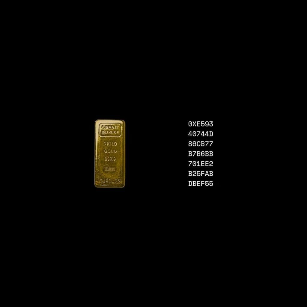 1 kg gold ingot