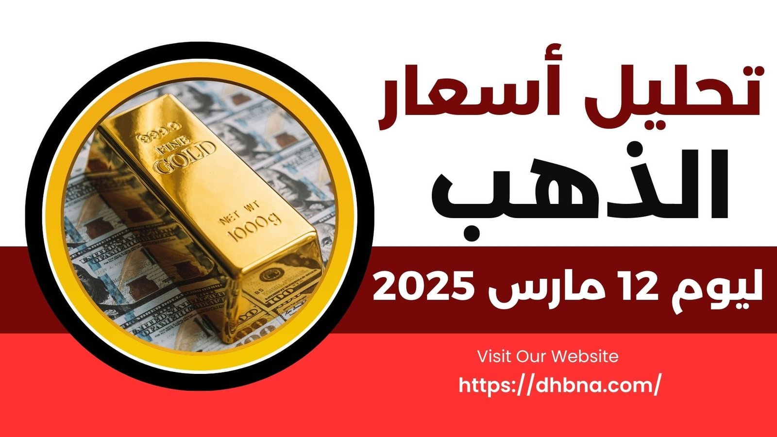 تحليل سعر الذهب ليوم 12 مارس 2025