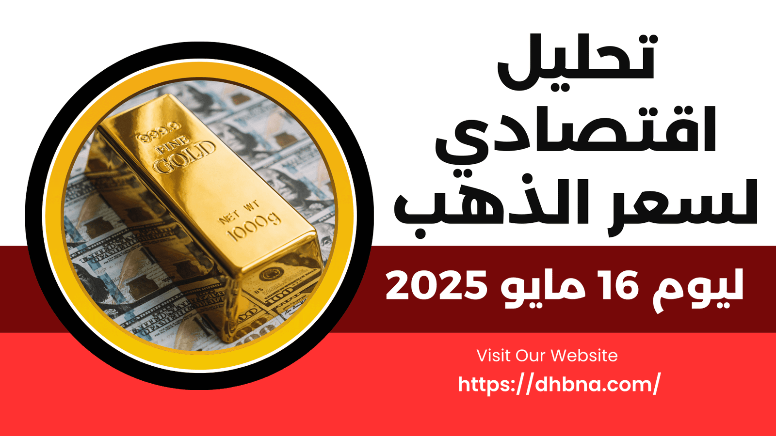 التحليل الاقتصادي لسعر الذهب ليوم 16 مايو 2025